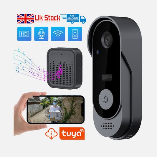 Smart Doorbell with Wireless WiFi Visual Infrared Night Vision Monitoring Anti-Theft and Two-Way Talk