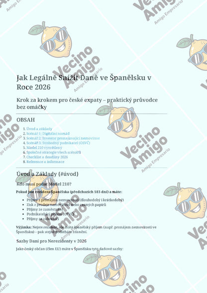 Legální daňová optimalizace 2026 – Jak legálně snížit daně ve Španělsku
