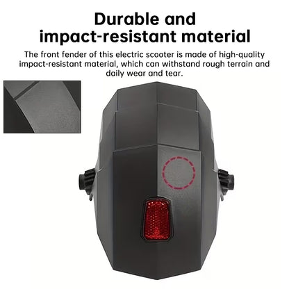 Compatible Rear Fender for KuKirin G2 G3 G4 Electric Scooter | High-Visibility Reflective Plastic Mudguard