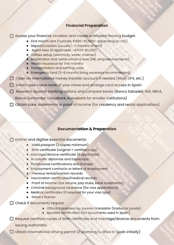 Moving to Spain: Complete Relocation Checklist