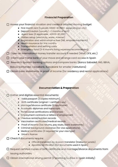 Moving to Spain: Complete Relocation Checklist