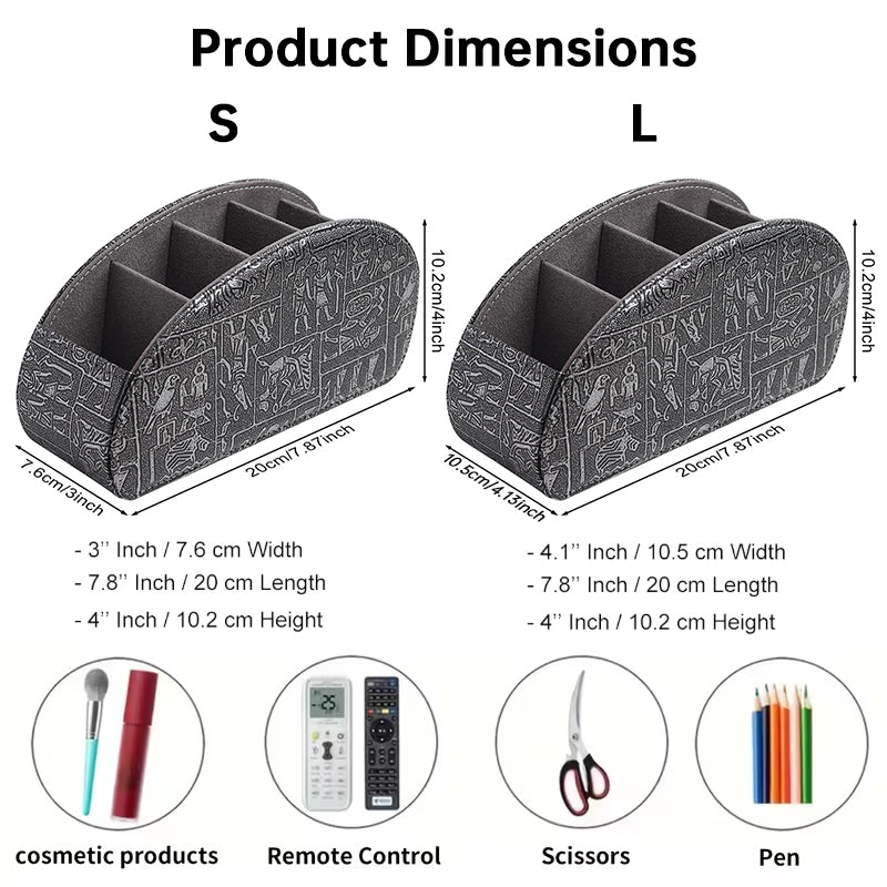 Copy of 5-Slot Remote Control Holder Box - Desktop Organizer for TV, Media Player, Heater & Game Controllers